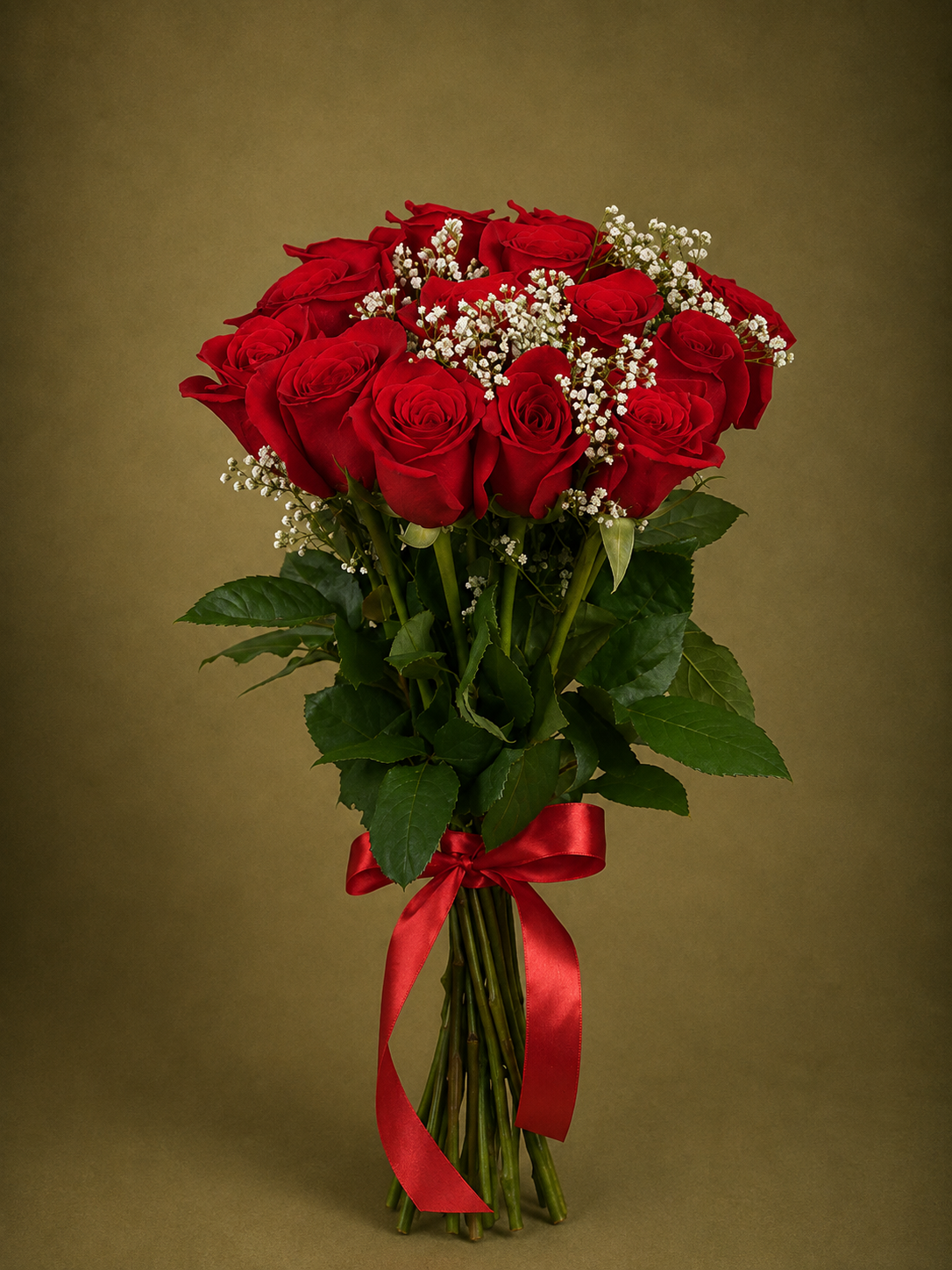 Rose and Gypsophila Bouquet